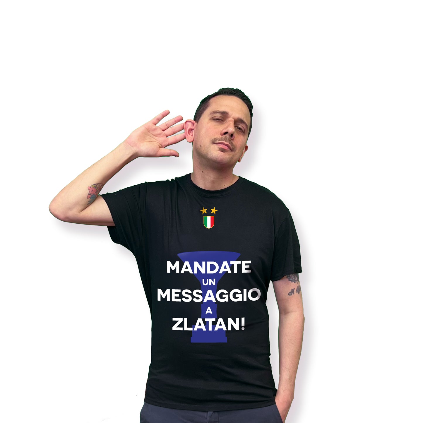 T-Shirt Celebrativa MANDATE UN MESSAGGIO A ZLATAN